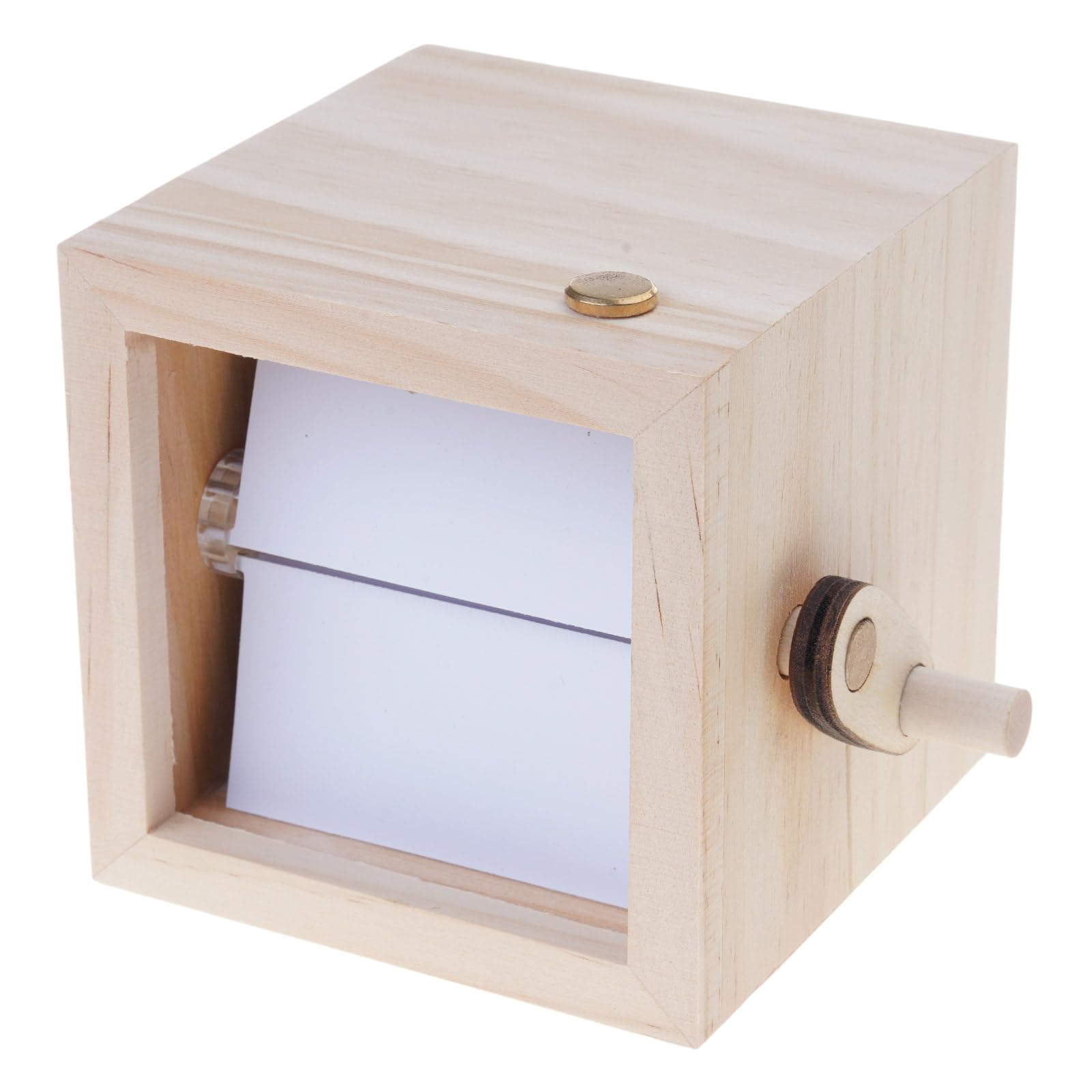 Personalizing Photo Flipbook Viewer Wood Hand Crank Design Photo Frame Album for Birthdays Anniversaries Decoration Gift Flipbook Picture Frame