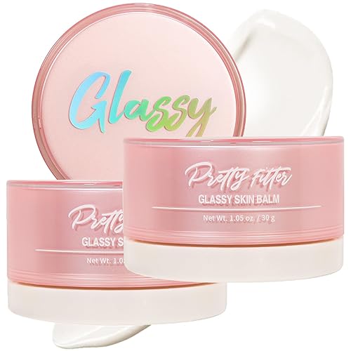 TOUCH IN SOL Pretty Filter Glassy Skin Balm Primer Paquete de 2  Imprimación hidratante suave para la piel antes del maquillaje  Crema hidratante