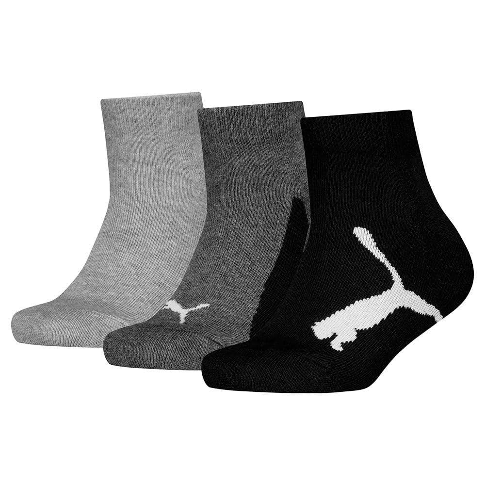 PUMA Kids Bwt Quarter Sock, Black, 39-42 Unisex Kids