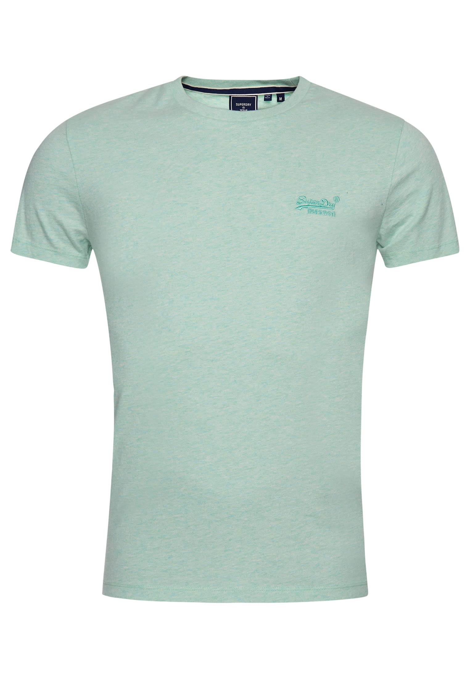 Superdry Men's Spearmint Marl Vintage Logo Emb Tee T-Shirt, Xxl
