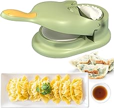Cepillo 2 in 1 Dumpling Maker Ghughra Momos Maker Machine, Manual Dough Press New Gujiya, Ghughra, Kitchen Dumpling Making Tool with Dumpling Puri Maker