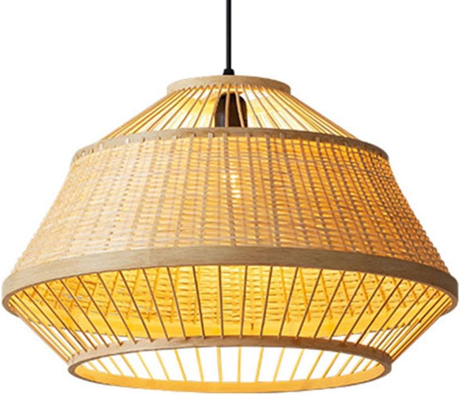Luminaires contemporains en rotin pour adoucir la lumière de la chambre