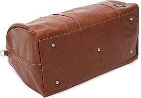 Amazon | キャメル レザーボストン 大容量 メンズ ボストン