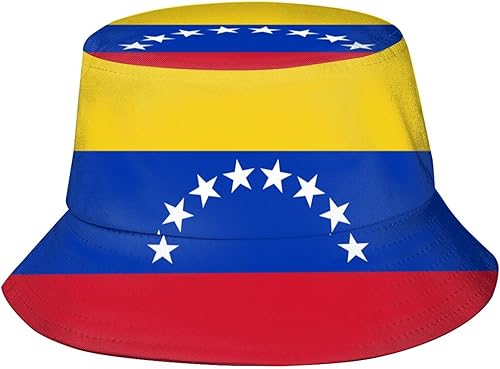 Lindo sombrero de pescador con bandera divertida, plegable, a la moda, para exteriores, para mujeres, hombres, niños y niñas