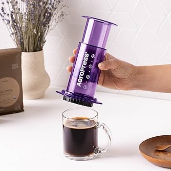 Amazon | Aeropress クリアパープル。 | AeroPress | コーヒープレス