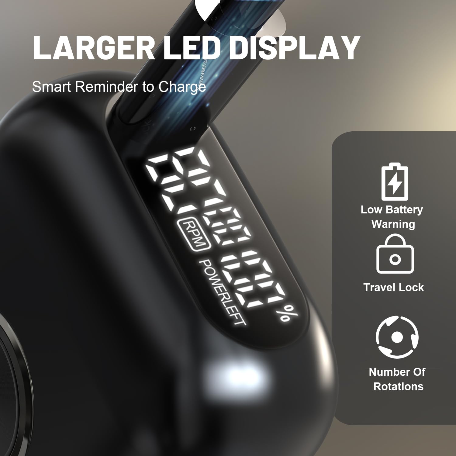 Rasoio elettrico da uomo: mini rasoio elettrico con 4 lame galleggianti e 2 velocità, rasoio senza fili con display a LED, rasoio viso con impermeabilità IPX7, USB tipo C