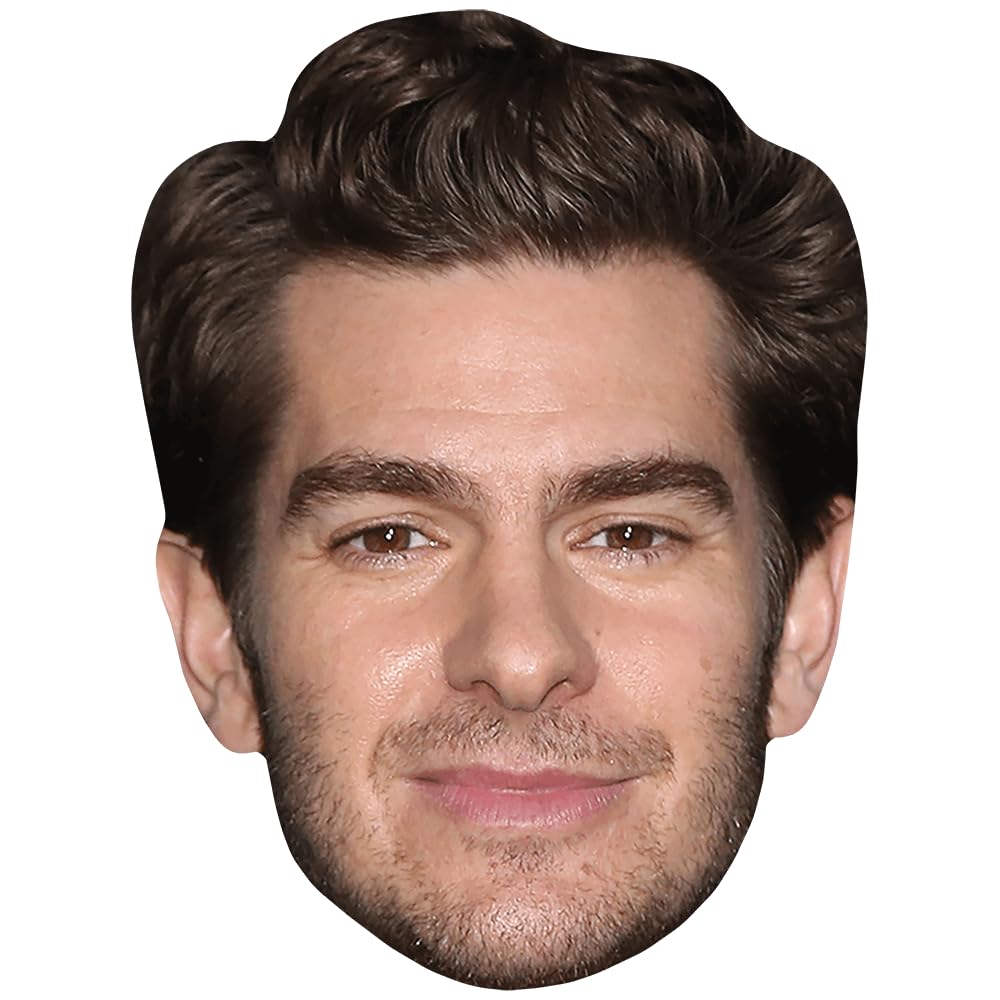 Andrew Garfield (Beard) Celebrity Mask, Flat Card Face, Fancy Dress Mask