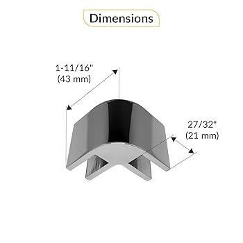 Brixwell GC238A 90 Degree Clamp Corner Connector for 3/8