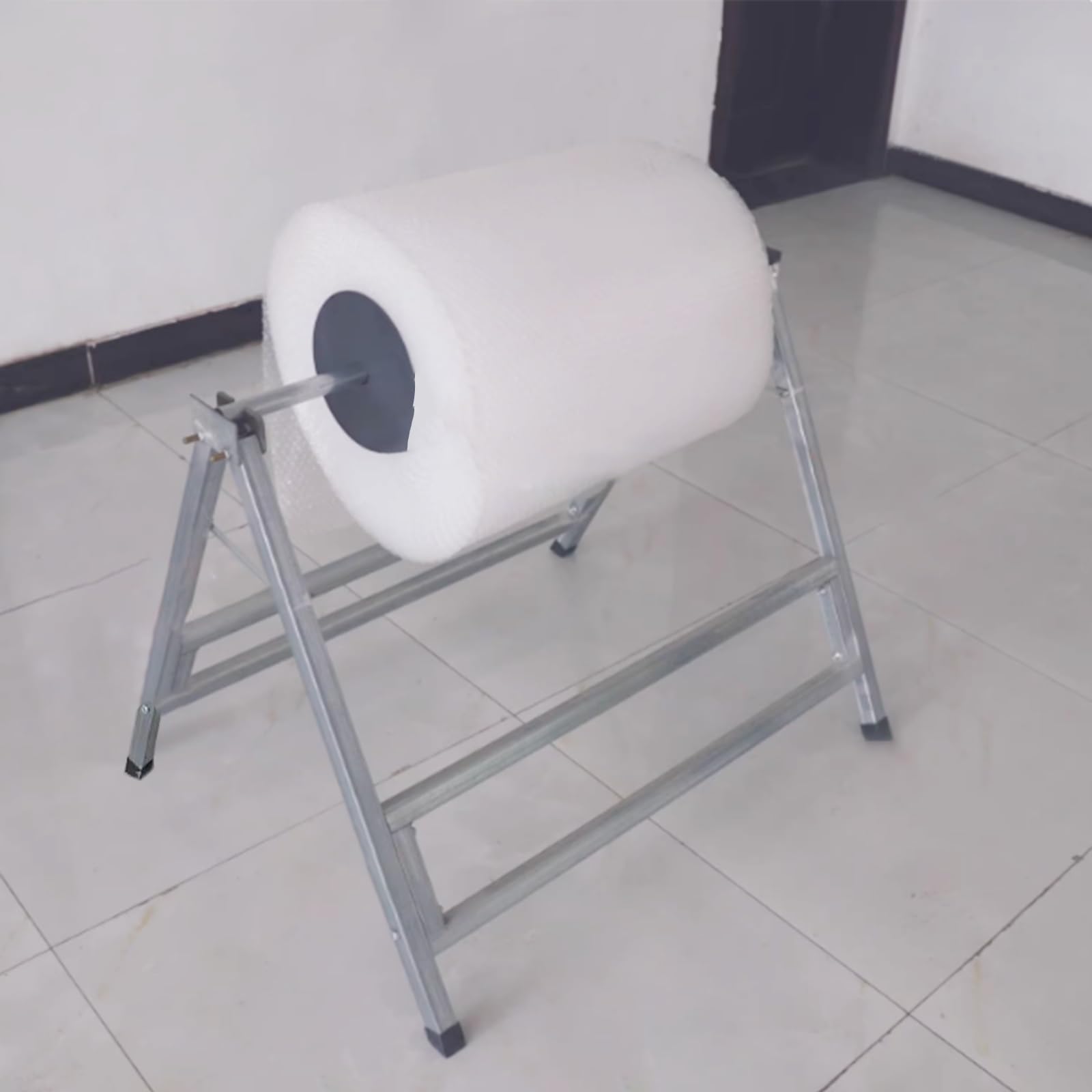 Soporte Plegable para plástico de Burbujas, dispensador de Rollos de plástico de Burbujas, Adecuado para el Embalaje en almacenes de Wohop Logistics (60 cm).