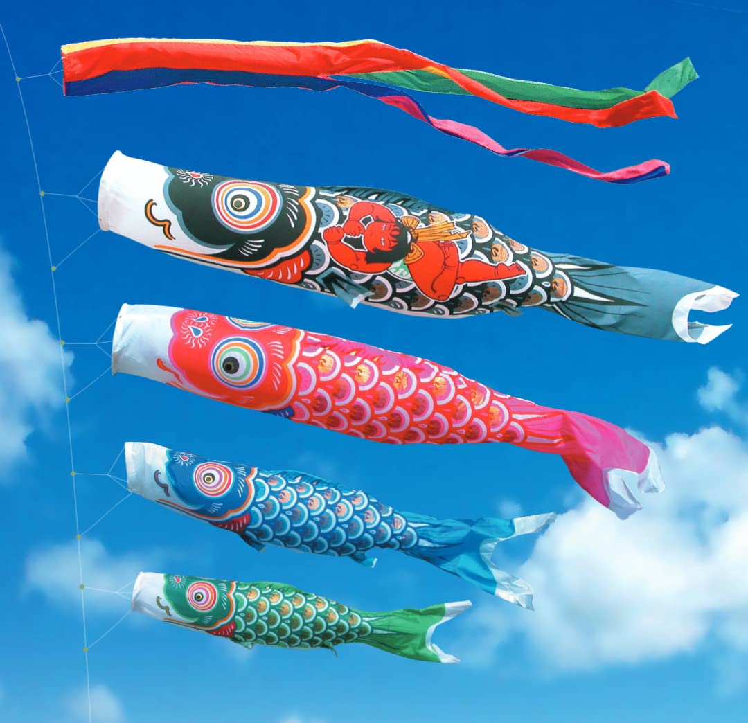 Amazon | 金太郎 ゴールド鯉 大型 鯉のぼり 3M7点セット（徳永