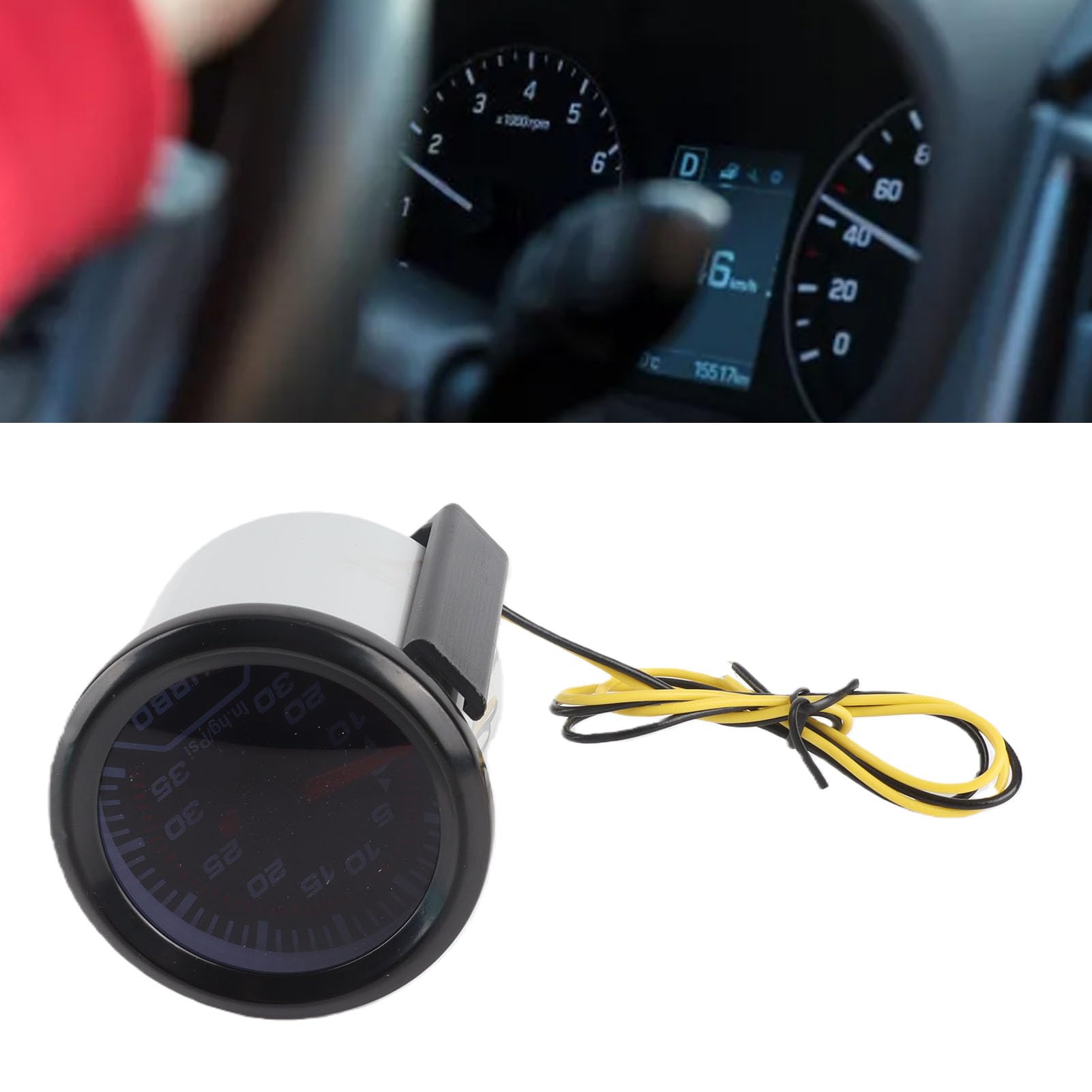 Manometre Pression Turbo - Componenti per La Distribuzione dei Ricambi Auto Misuratore di Livello Psi con Accelerazione Turbo Digitale A LED 2 "per Auto Universale