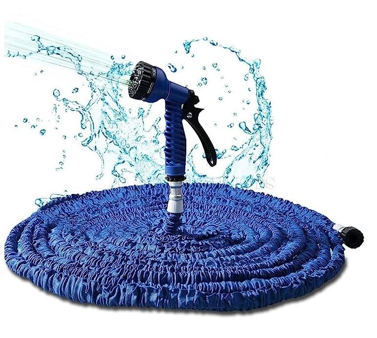 EARTHCONE Heavy Duty Durable Water Hose Pipe Expandable 15 Meter Garden Magic Pipe with 7 Pattern Sprayer Gun for Home Gardening, lawn, Car Wash, Floor Clean, Pet Bath, Play Area (1Pcs) (B0CB1JFN33) Amazon Price History, Amazon Price Tracker
