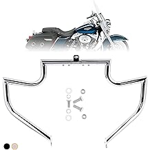 Crash Bar Engine Guard Highway Bar for Harley Davidson Touring Road King Street Glide Electra Glide CVO and Trike Models 97-08 (Silver)