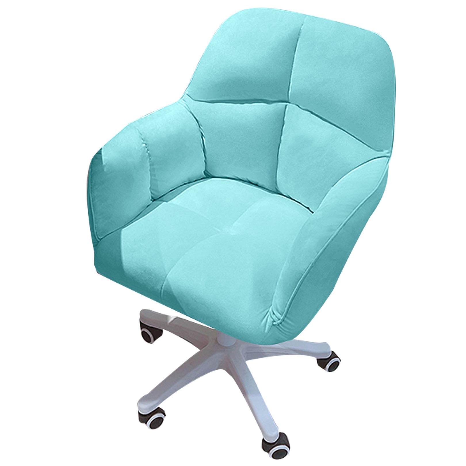 Chaise de maquillage en velours rose moderne pour chambre de femme