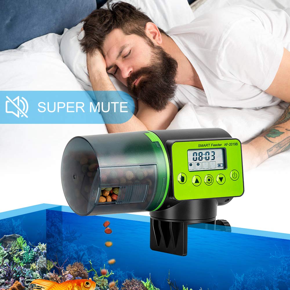 Automatic Fish Feeder, Vacation Fish Feeder, Moisture-Proof