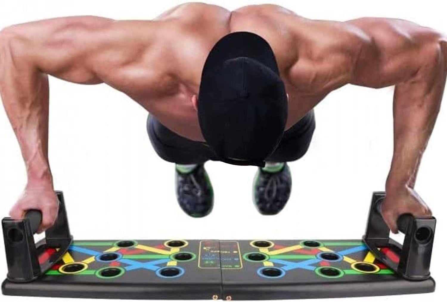 ALN® Pushup Board,15 in 1 Push up Stand Multifunction Flex Board for Chest, Triceps, Shoulder and Back Muscles Home Workout Gym Equipment for Men & Women Chest Exercise Equipment (Multicolor)