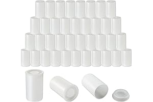 JOVITEC 100 Pieces Film Containers with Lids Perfect for Small Accessories