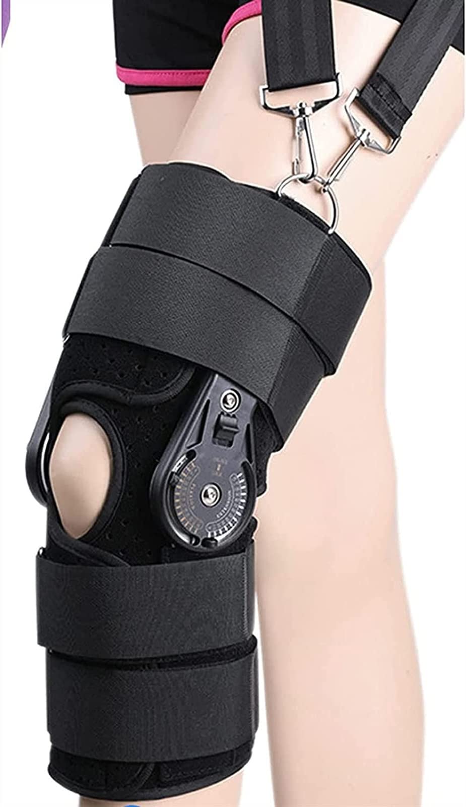 WDSOPK Knee Brace, Adjustable Knee Brace, Knee Immobilizer Brace, Orthopedic Support Stabilizer After Surgery, Post Op Knee Brace For Dislocation, Subluxation, Patellofemoral Pain