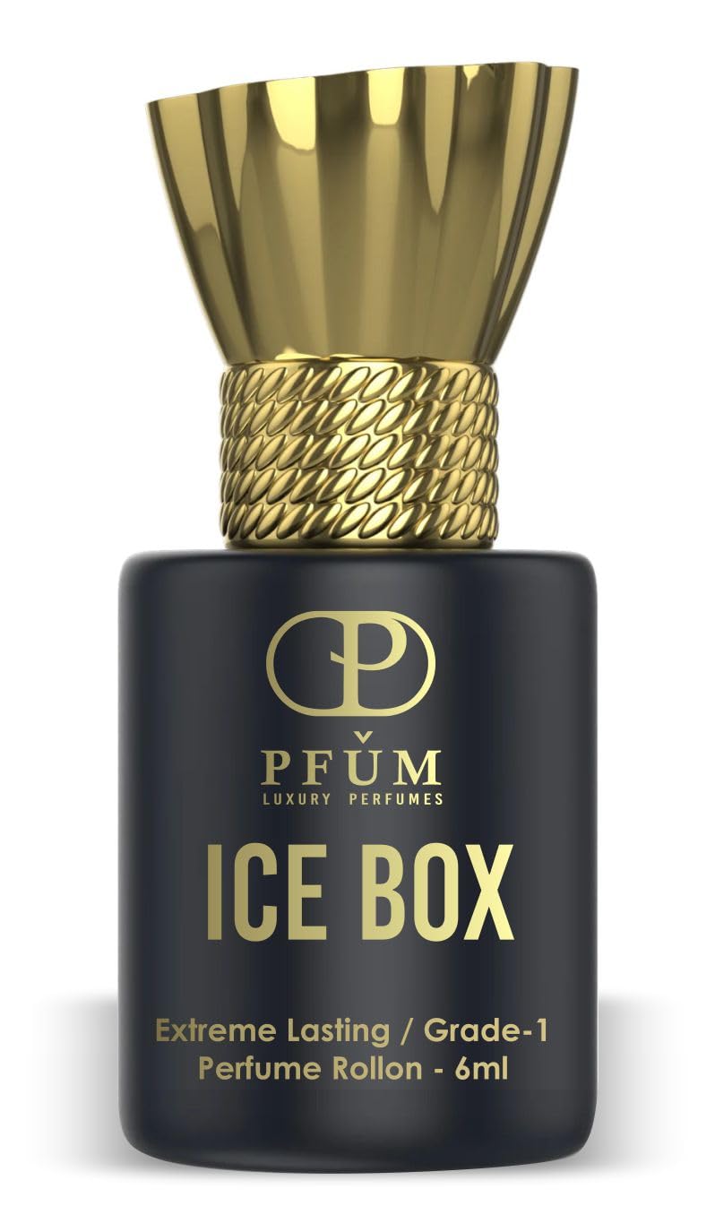 PFUM Ice Box Attar Perfume Roll-on 6ml / Long Lasting and Natural Fragrance / 0% Alcohol/For Men and Women-image-11