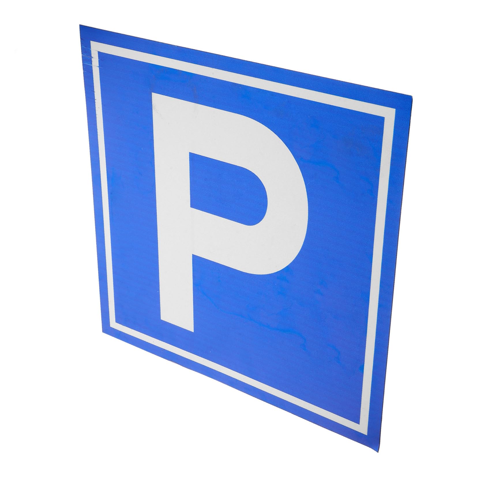 Cartello di Sicurezza Parcheggio P Simbolo in Lega di Alluminio Blu | Segnale Visibile, Resistenza All’usura, Installazione Rapida, Adatto a Vari Luoghi Segnaletica Chiara