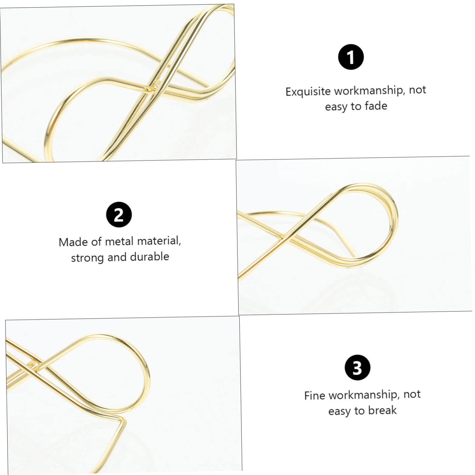 DECHOUS 30stücke Metall Kartenhalter Für Fotos Und Visitenkarten Stabile Tischkartenhalter Für Hochzeiten Geschäfte Und Veranstaltungen Elegante Goldene Clip-ständer