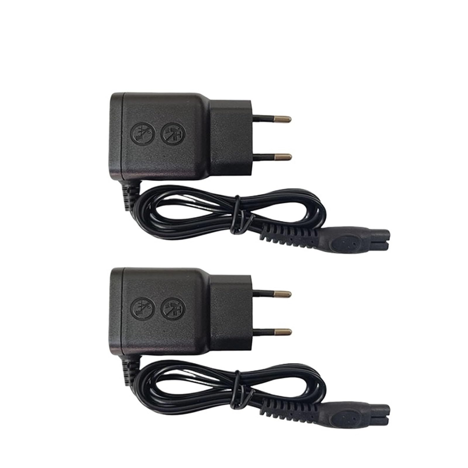 Adaptador De Cargador For Afeitadora KVIFO De 5V, Compatible Con Philips, Compatible Con Norelco, OneBlade QP2724 QP2834 QP1424 QP1924 QP4631(5V EU 2 PCS)