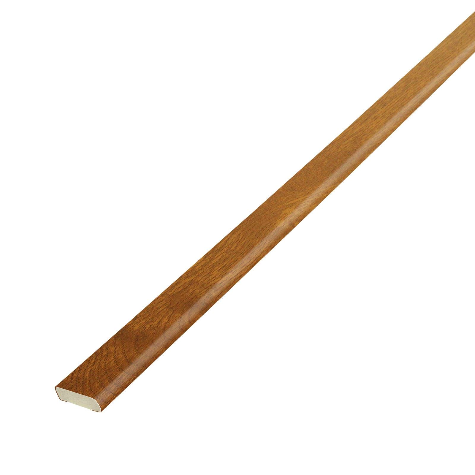 Golden Oak, 20mm x 5m Cloaking Fillet uPVC Plastic Window Door Architrave Trim