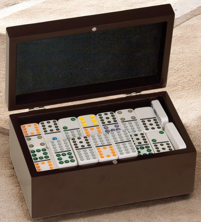 Juego de Dominó Personalizado de Madera para Boda miniatura 2