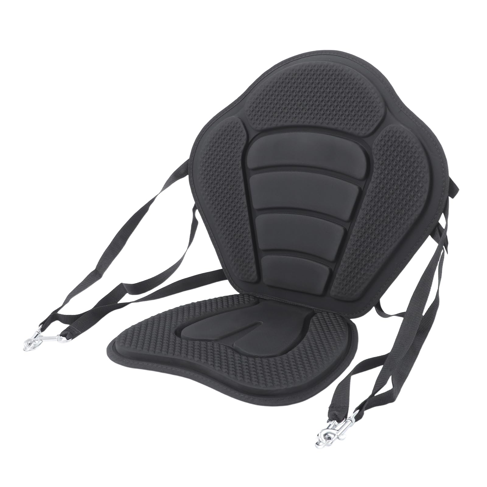 Padded Kayak Seat with Backrest and Adjustable Straps for Canoes and SUPs