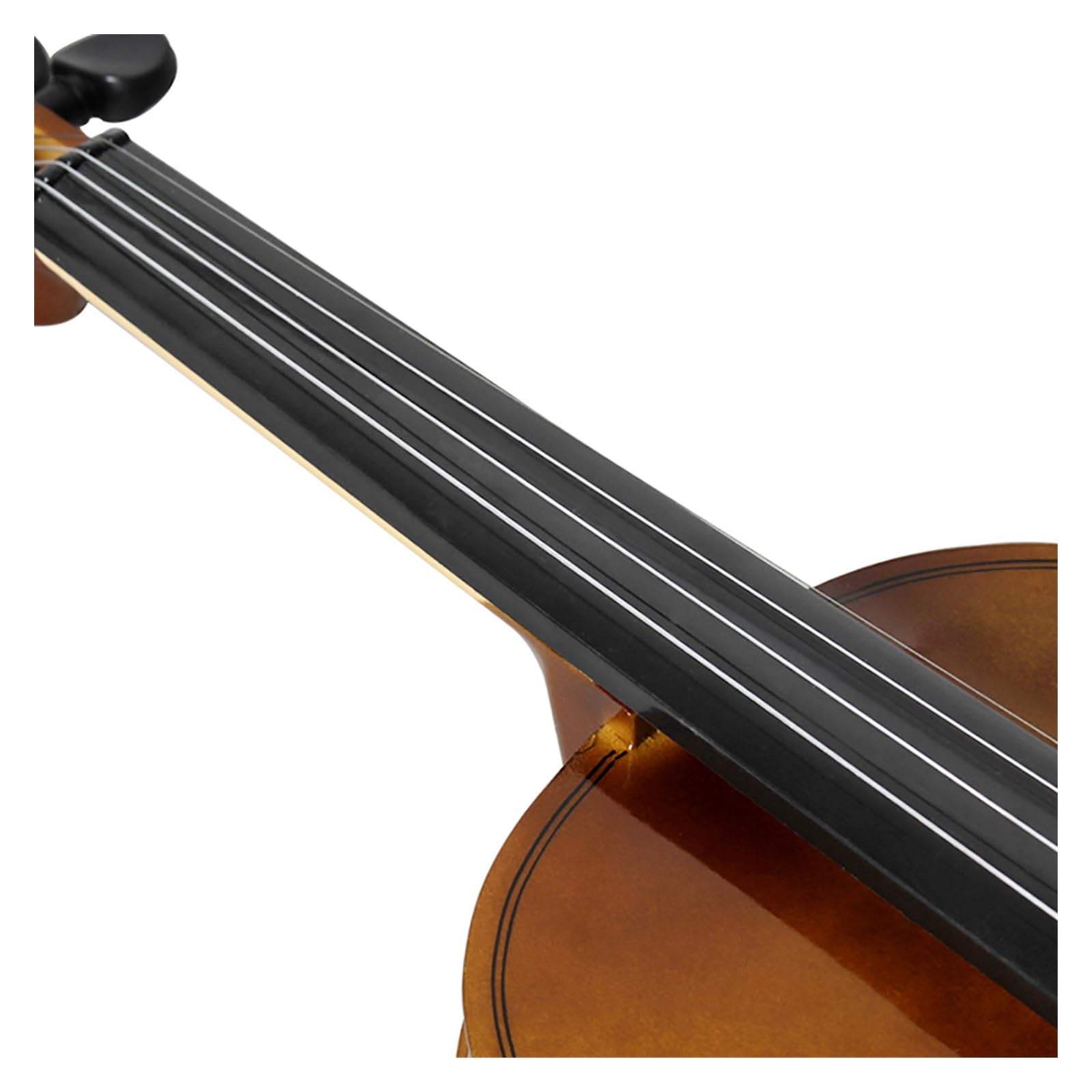 Anfänger Geige 4/4 Volle Größe Violine Linde Panel Akustische Violine Geige Mit Fall Bogen Saiten Schulter Rest Tuner Tuch (Color : 1-4 Violin Set)