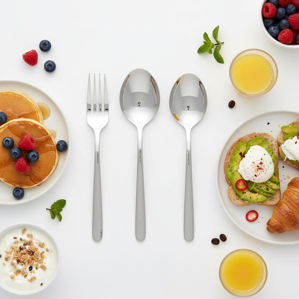 Amazon.com | nambe Frond 3-Piece Hostess Set | 18/10 Stainless