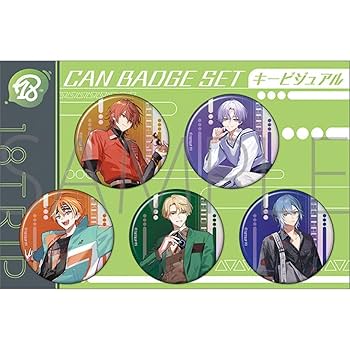 18trip エイトリ　キービジュアル　缶バッジ　セット　5セット　まとめ売り 18trip エイトリ キービジュアル 缶バッジ セット 5セット