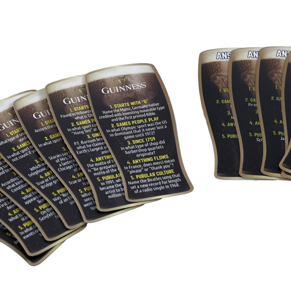 Front Porch Classics | Guinness Pub Game Series - Pub Quiz Trivia Card Game