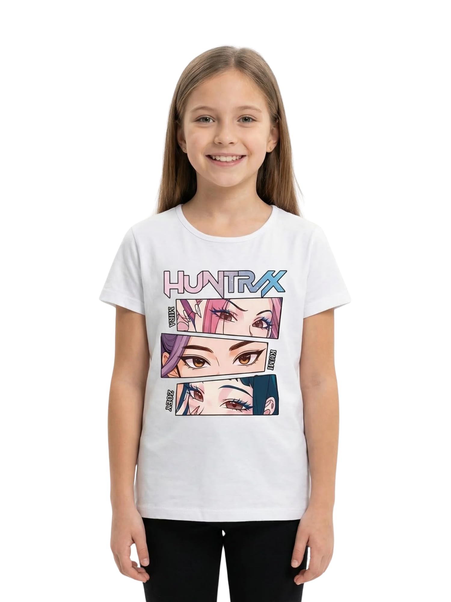 Vicyol S&D Camiseta K-Pop para Niños y Niñas. Camiseta de la Serie de Moda Huntrix. Camiseta de Las Guerreras de H. — view 9