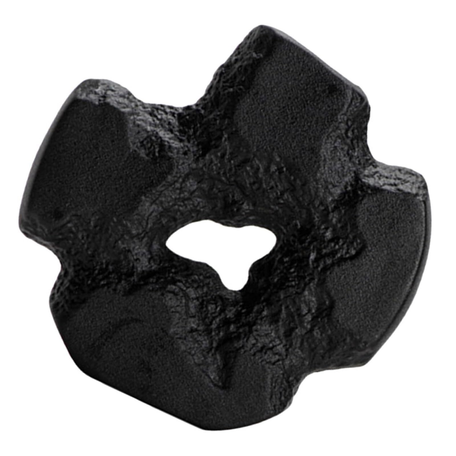classic Ceramic Irregular-shaped Vase Large Modern Desktop Flower Arrangement for tabletop(Black)