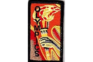 Embroidered "OLYMPICS" Iron-On Patch