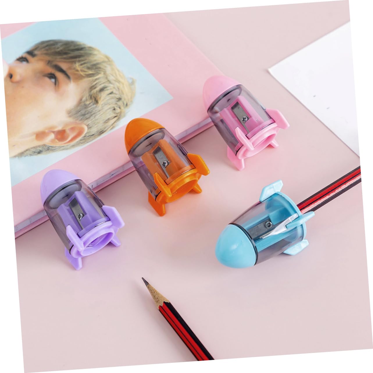 DOITOOL 3 Set Temperamatite Adorabili Affilatori Portatili Per Pratici Per Scuola E Casa Design E 12 Pezzi * 3