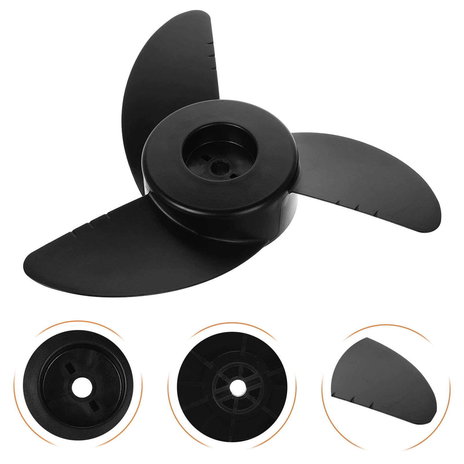 Propeller mit Einfacher Installation und Hoher Zuverlässigkeit Kunststoff 12v für Elektrische Außenborder für Angelboote und Yachten