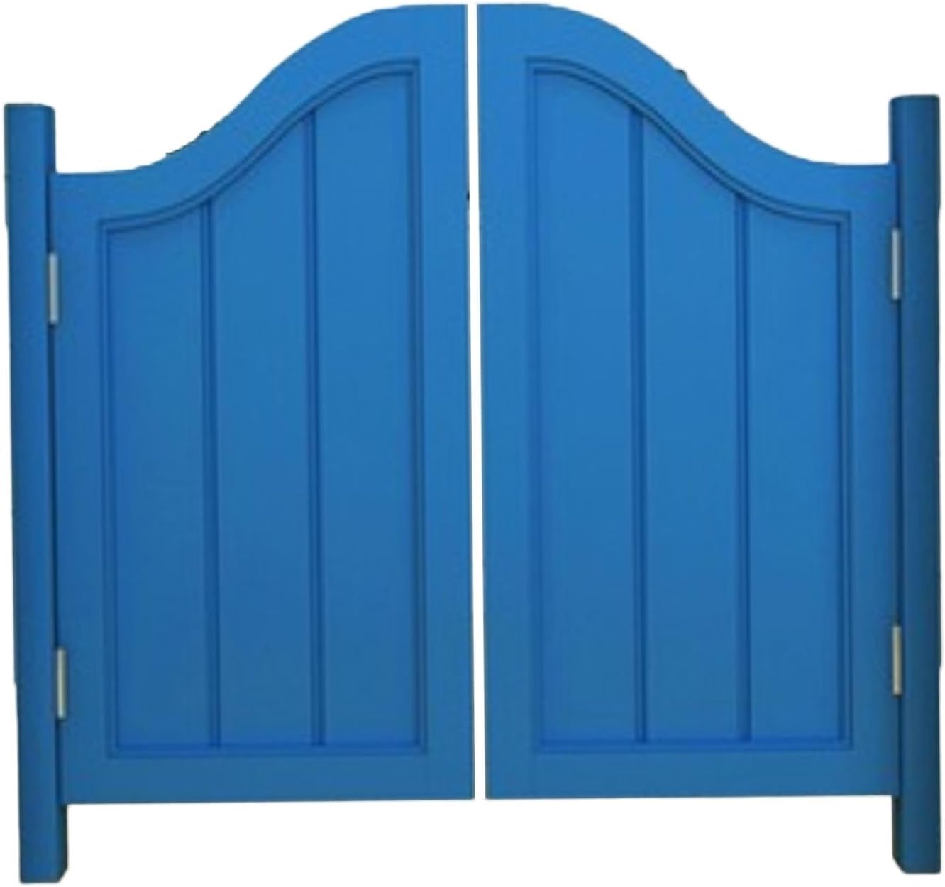 Swinging Doors Cafe Doors,Interior Solid Wood Swing Door,Bar Kitchen Auto Close Fence,with Stainless Steel Hinges,for Bar Counter Kitchen Stairs(Blue 1,90x120cm)