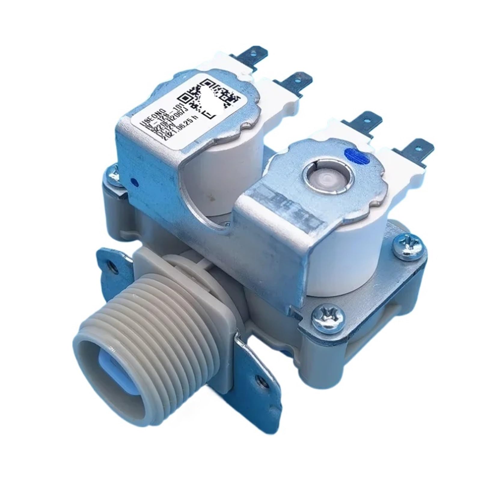 Tywykiy 1Pcs Washing Machine Inlet Valve Compatible For Lg 12V Water Inlet Valve For Wf-1208C4w Flush Toilet Solenoid Valve Double Valve Fcm902w