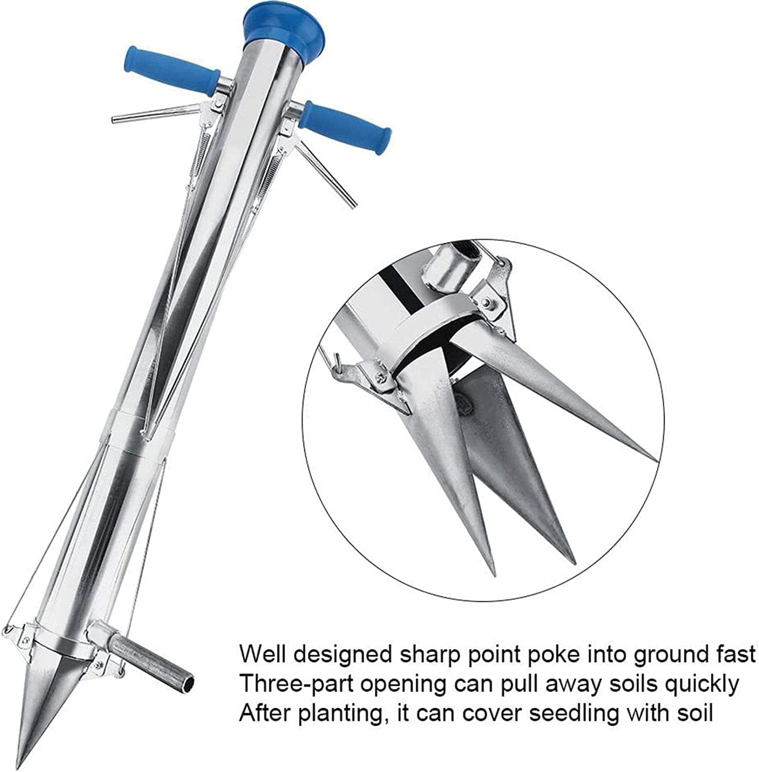 Bulb Planter set， Vegetable Transplanter,Seedling Planter,Bulb Planters Vegetable,Convenient for Planting Tulips Tomato Potato,Multi-Functional Vegetable Seedling Transplanter,for Garden, Yard, Greenh