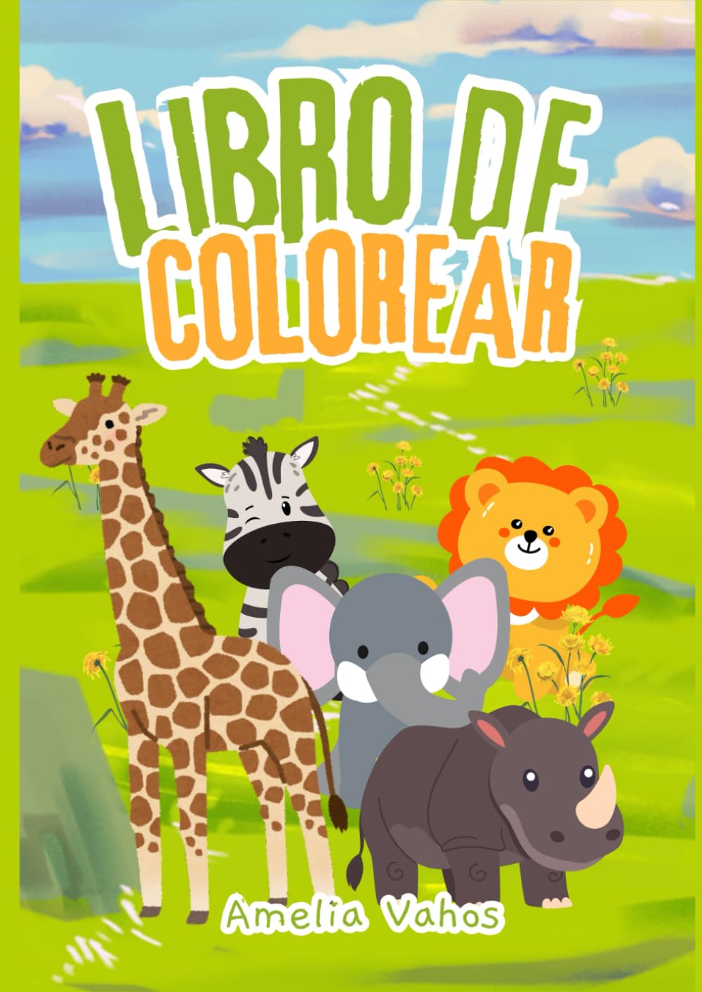 Libro de colorear - animales de la selva / Coloring Book - jungle animals: Colorea la magia salvaje: Un viaje creativo por la selva lleno de diversión y relajación