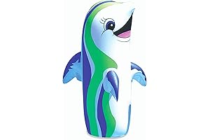 Playful Inflatable Dolphin Pool Float for Summer Water Fun