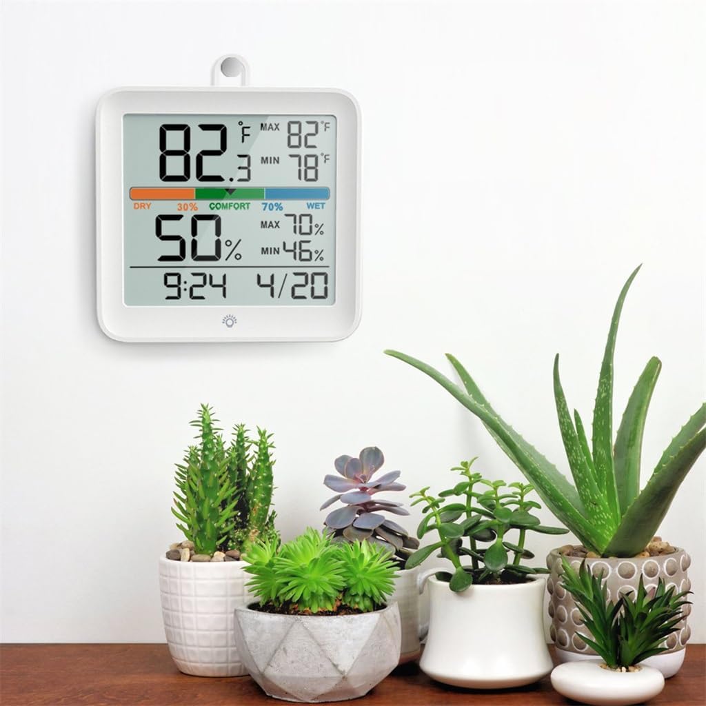 Multi Functional Color Screen Purpose Temperature and Humidity Large Screen Indoor Thermometer