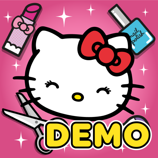 Hello Kitty: Schönheitssalon. Lustige Minispiele für Kinder mit Friseursalon, Nagelstudio und Make-up-Studio für Mädchen (DEMO).