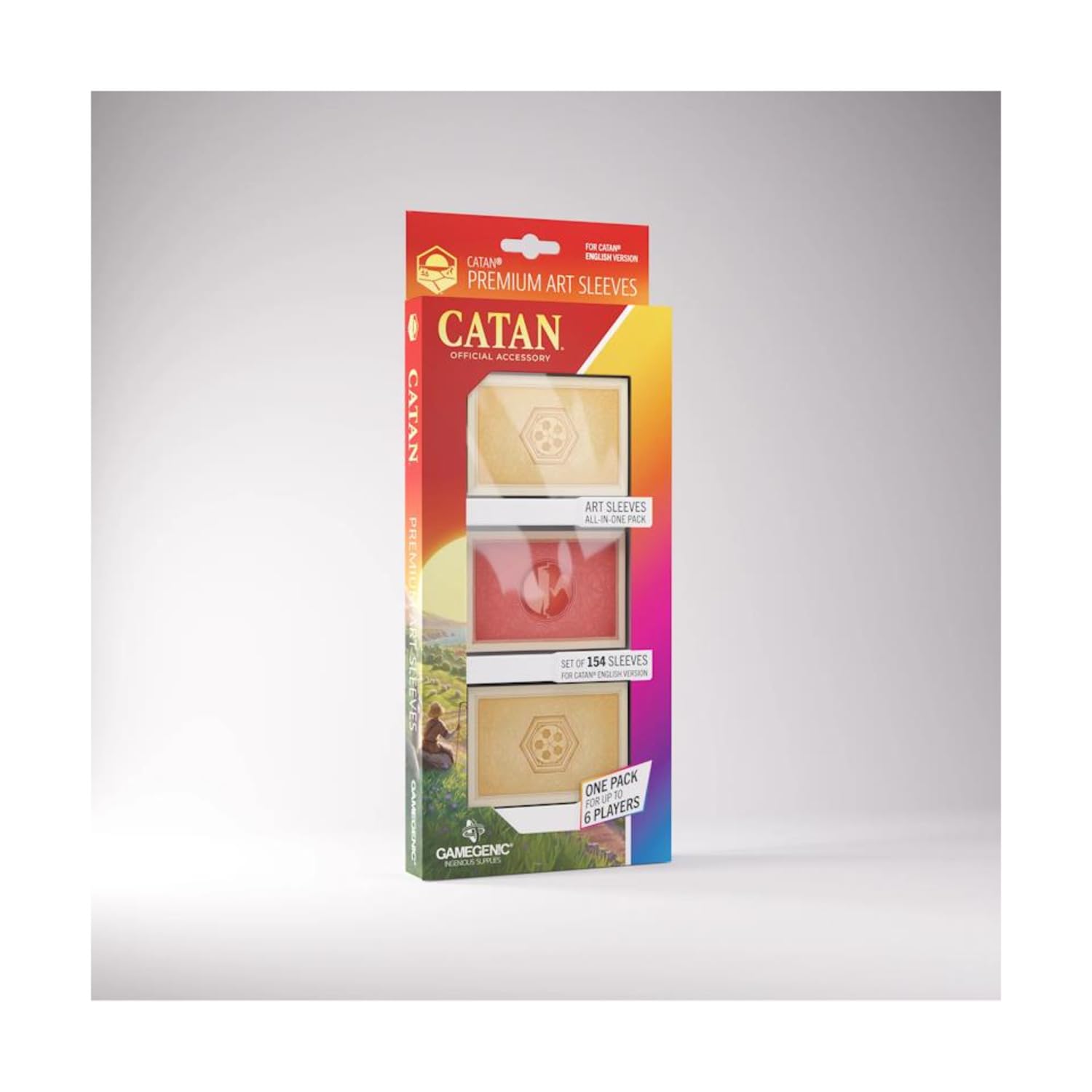 Gamegenic | CATAN Art Sleeves | Board Game Accessory