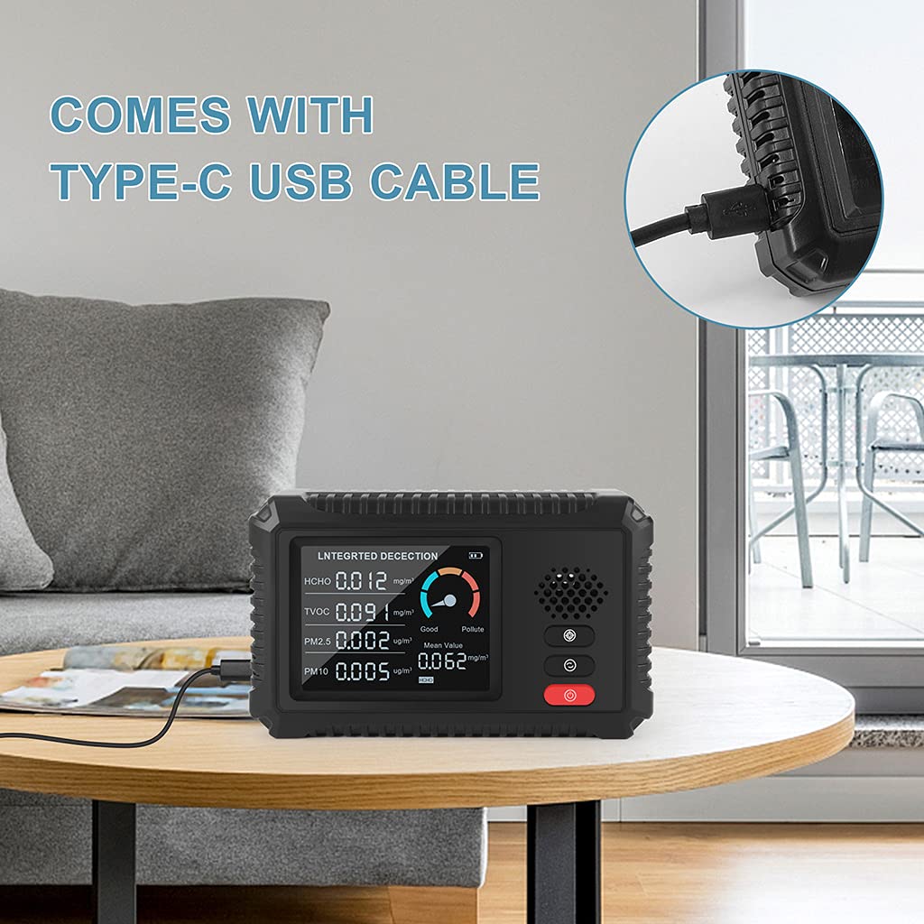 Misuratore Formaldeide Digitale - Rilevatore Aria Interna Per Casa, Ufficio, Auto - Foto 10