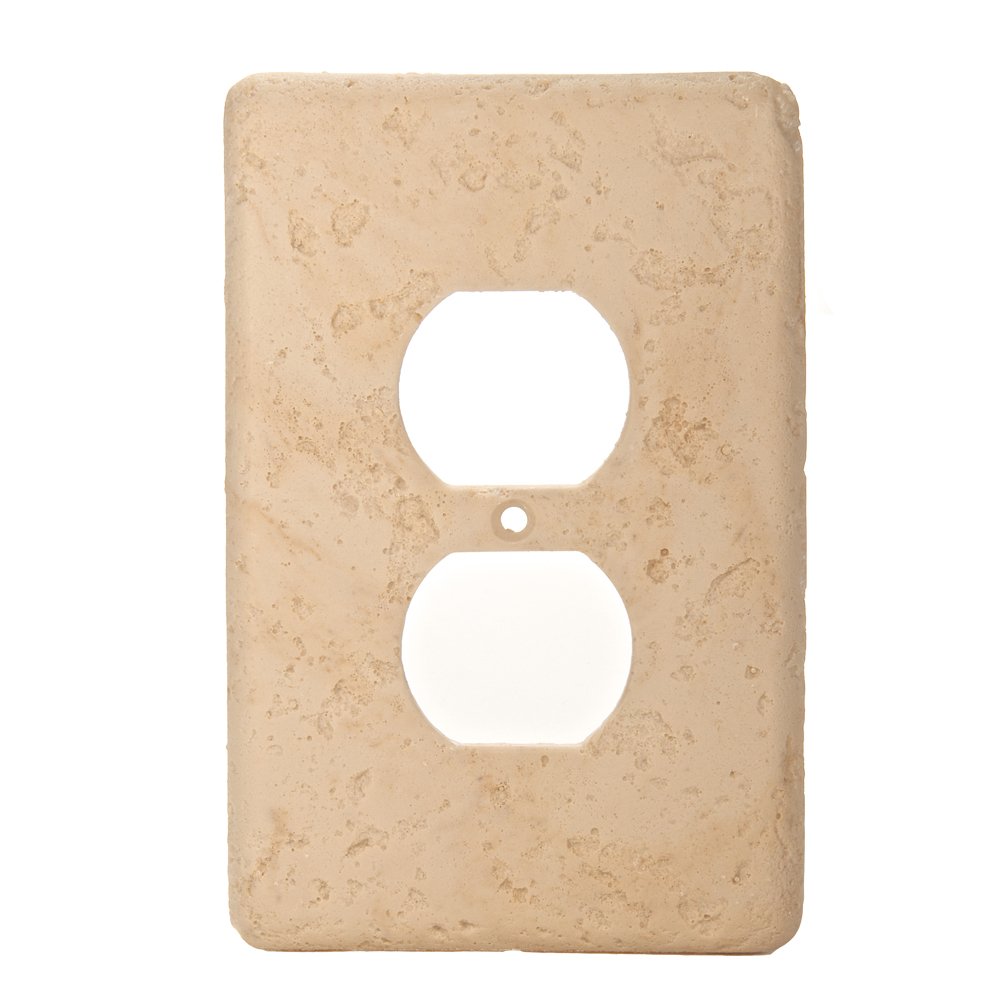Stonique® Stone Switchplate - Duplex (Mocha)