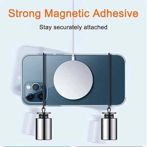 Miniatura 4 de 5 piezas para anillo adaptador magnético universal, adhesivo magnético compatible con accesorios de carga inalámbrica para iPhone 141312 Mini Pro