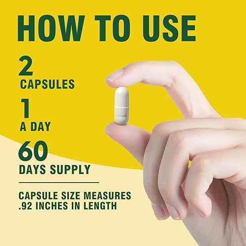 Miniatura 6 de Suplemento Complejo de Magnesio 350 mg - 120 Cápsulas - con glicinato L-teanina Ashwagandha y zinc, vegano - 60 porciones